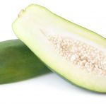 Green unripe papaya