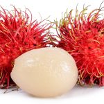 rambutan isolated on the white background